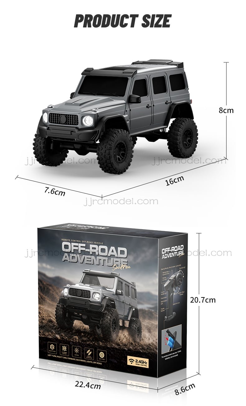 JJRC /C8842/ 1/30 Scale /Full‑Proportional  Desktop Crawler Truck