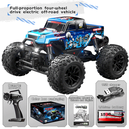 JJRC / C8830 / 1/18Scale 4WD RC Truck Multi-Terrain Off-Road Car