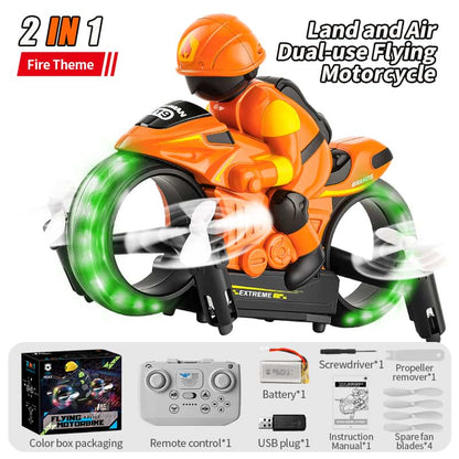 JJRC/H141 / 2-in-1 Land Air RC Flying Motorcycle