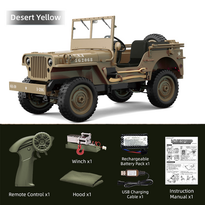 JJRC / C8815 / 1/10 Scale 4WD RC Fun Car Willys Model