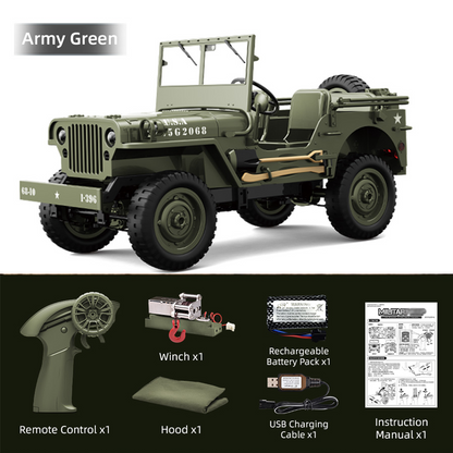 JJRC / C8815 / 1/10 Scale 4WD RC Fun Car Willys Model