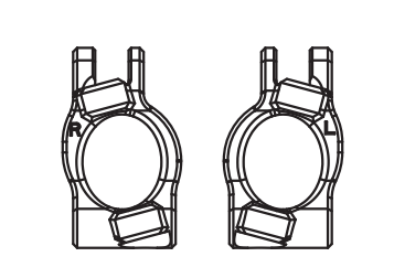 C8826 Standard Parts - Front universal O-shaped mount