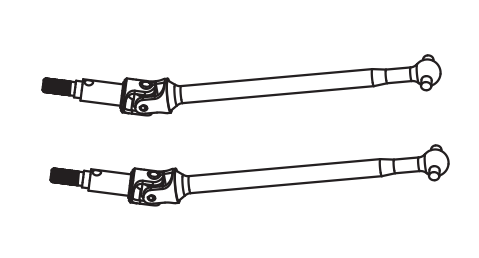 C8826 Standard Parts - Front CVD drive shaft