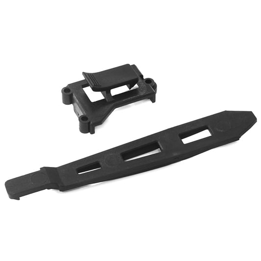 Q130A&B Standard Parts - Servo Mount / Battery Press Strip Assembly