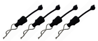 Q130C Standard Parts - X09 R-Shape Pin