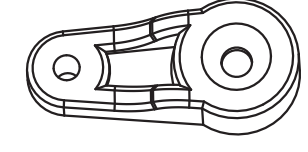 C8826 Standard Parts - Servo horn