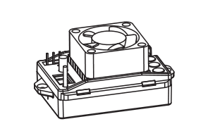 Q130C Standard Parts - 45A Brushless ESC with Cooling Fan