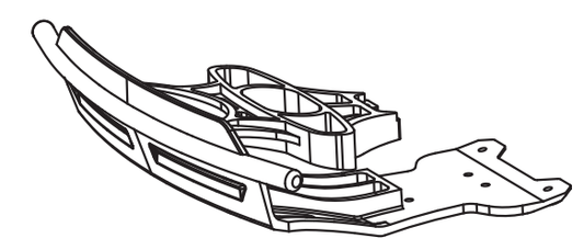 C8826 Standard Parts - Front bumper