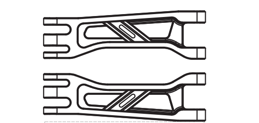 C8826 Standard Parts - Upper suspension arm