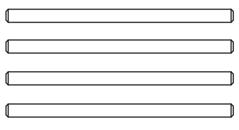 C8826 Standard Parts - Arm Shaft Steel Pin