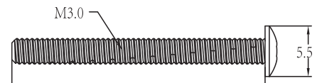C8826 Standard Parts - Hex Socket Screws3*18PM(1*8)