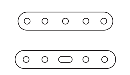 C8826 Standard Parts - Front and rear arm holders