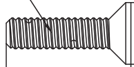 C8826 Standard Parts - Hex Socket Screws3*8KM(1*8)