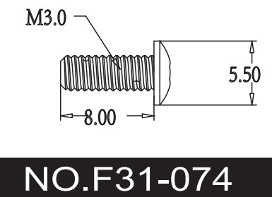C8822 Standard Parts - F31-073 Hex Socket Head Cap Screw