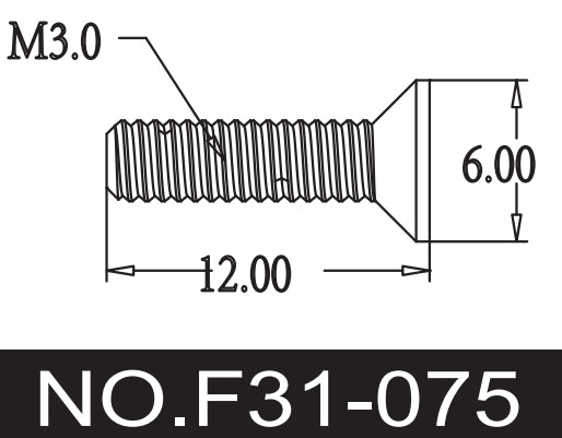 C8822 Standard Parts - F31-074 Hex Socket Head Cap Screw