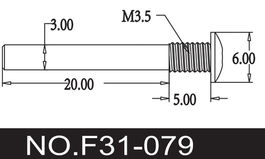 C8822 Standard Parts - F31-078 Hex Socket Head Cap Screw