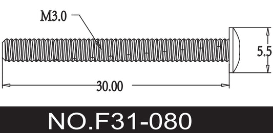 C8822 Standard Parts - F31-079 Hex Socket Head Cap Screw