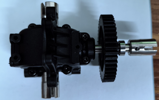 Q130C Standard Parts - Rear Gearbox Assembly (Powder Metal Gears)