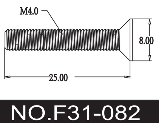 C8822 Standard Parts - F31-082 Hex Socket Head Cap Screw