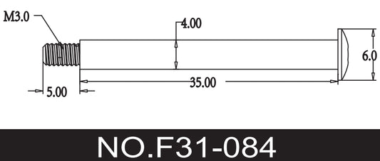 C8822 Standard Parts - F31-084 Hex Socket Head Cap Screw