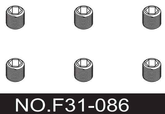 C8822 Standard Parts - F31-086 Flat Point Hex Socket Set Screw