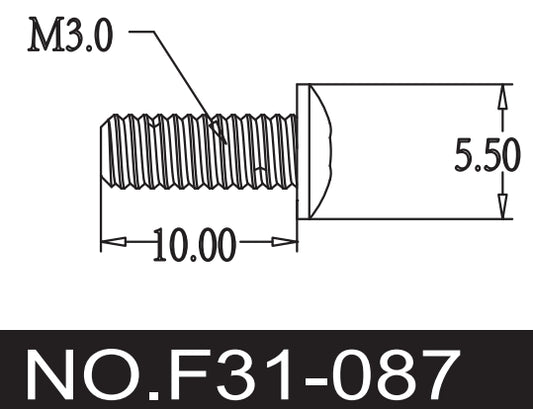 C8822 Standard Parts - F31-087 Hex Socket Head Cap Screw