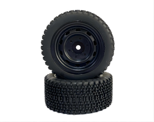 Q130A&B Standard Parts - 70mm Off-Road Tires (Black Rims)